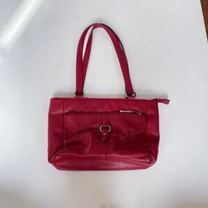 Gianni Bernini Red Buckle Bag